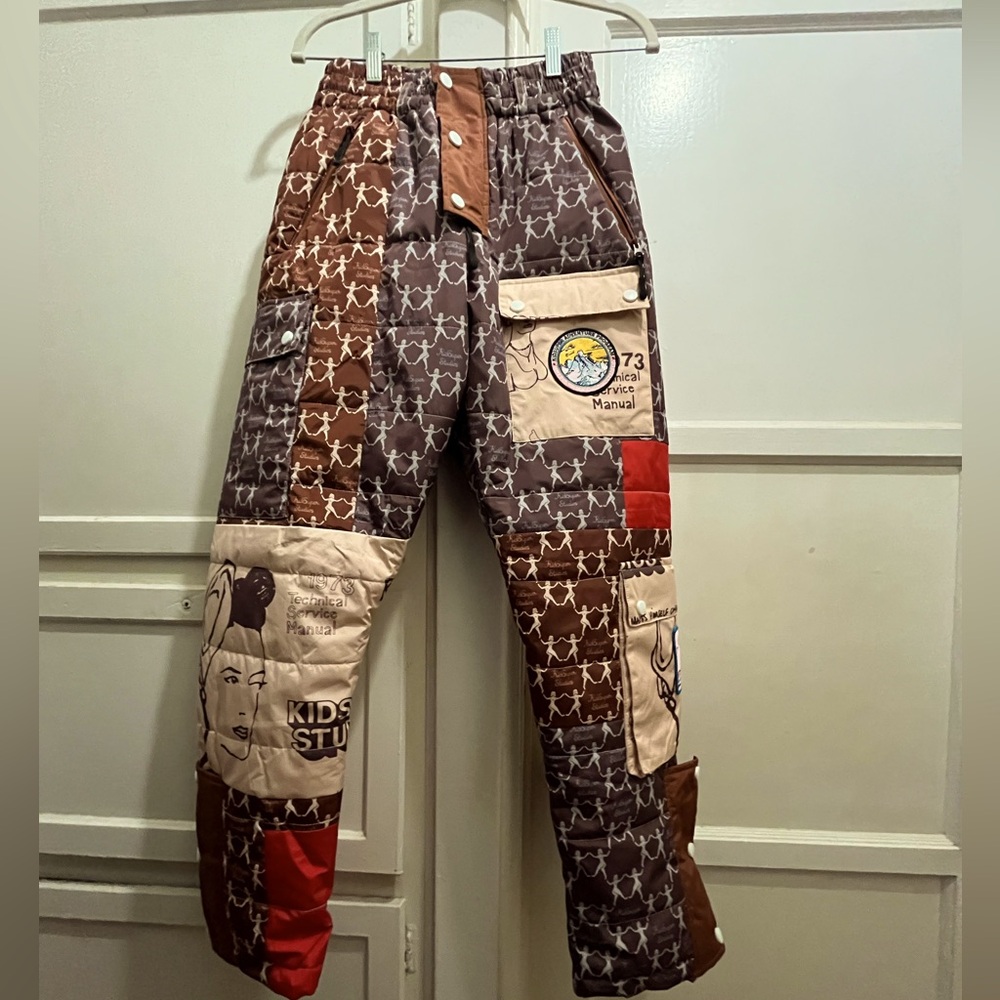 KIDSUPER studios official space suit / snow pants size small